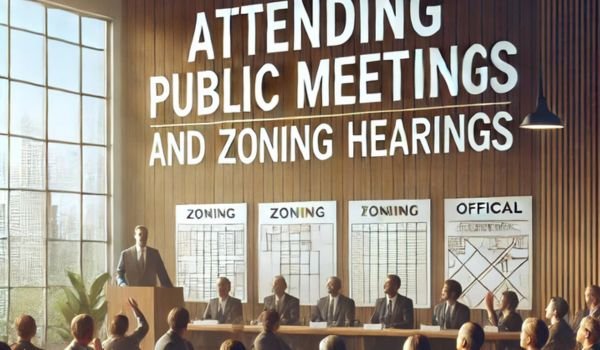 Attending Public Meetings and Zoning Hearings