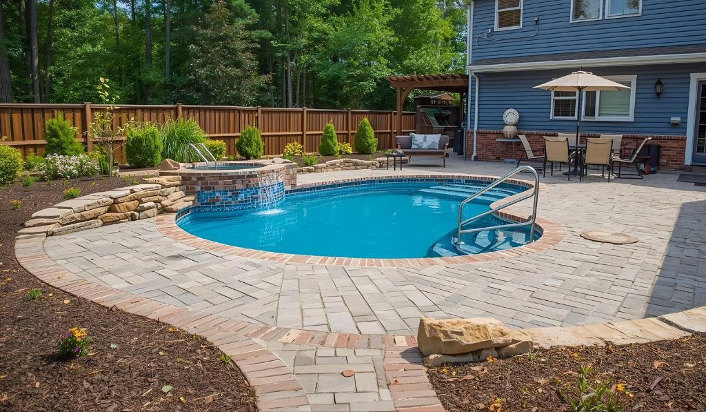 Swimming Pool Deck Pavers